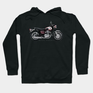 Kawasaki W800 15 red, sn Hoodie